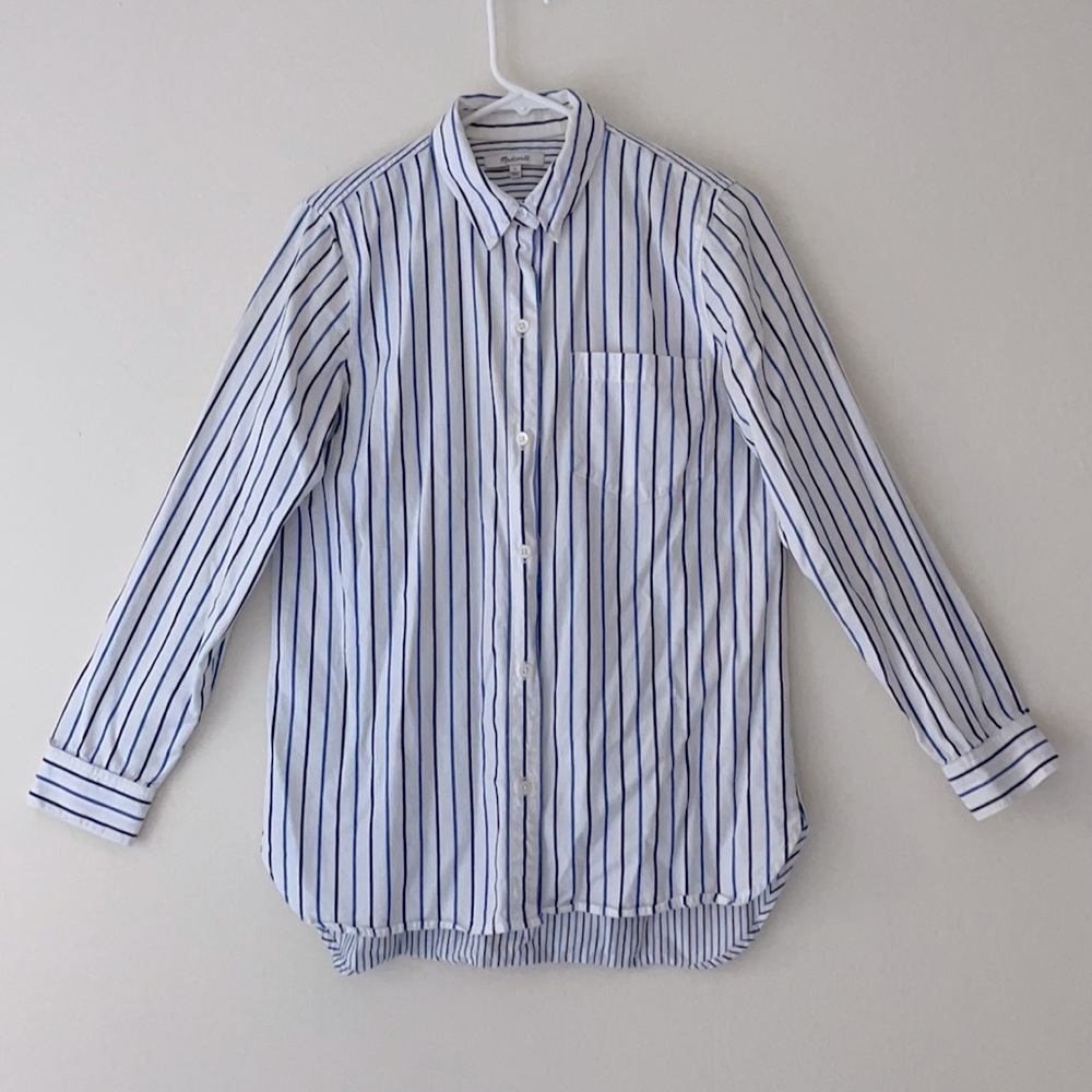 Madewell Pinstripe Button Down